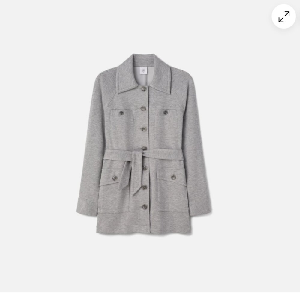 NWT Cabi Gray Grab and Go Trench